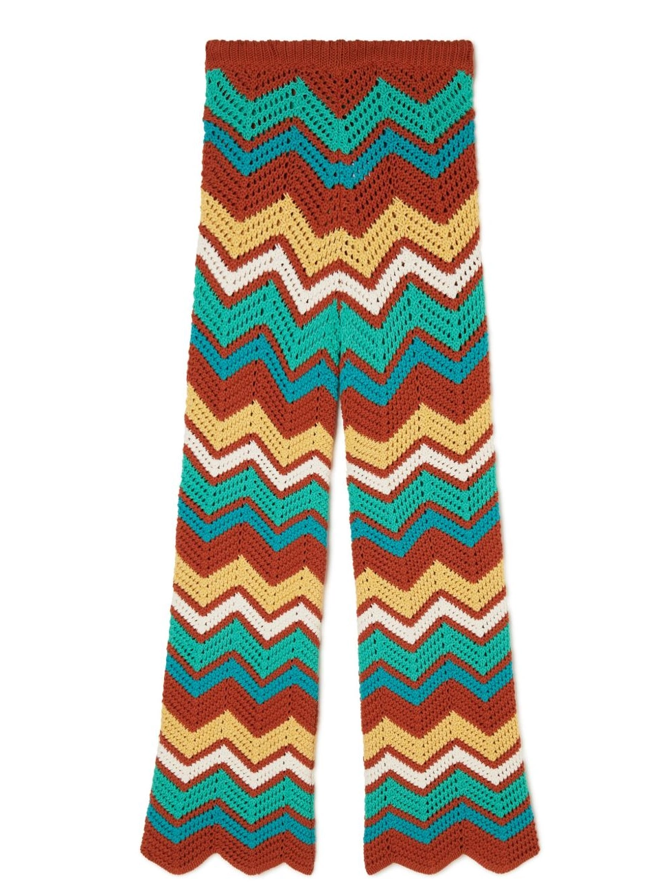 Affordable Women Kaleidoscopic knit trousers chevron Alanui 0709